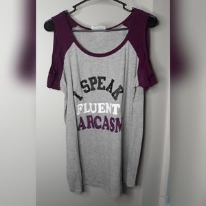 "I Speak Fluent Sarcasm" shirt